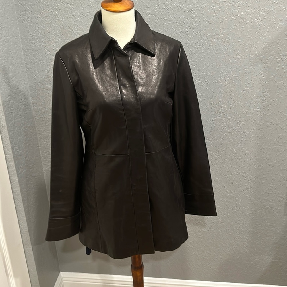 Banana Republic 100% genuine leather jacket- small